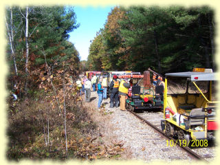 Trackcars at the overlook